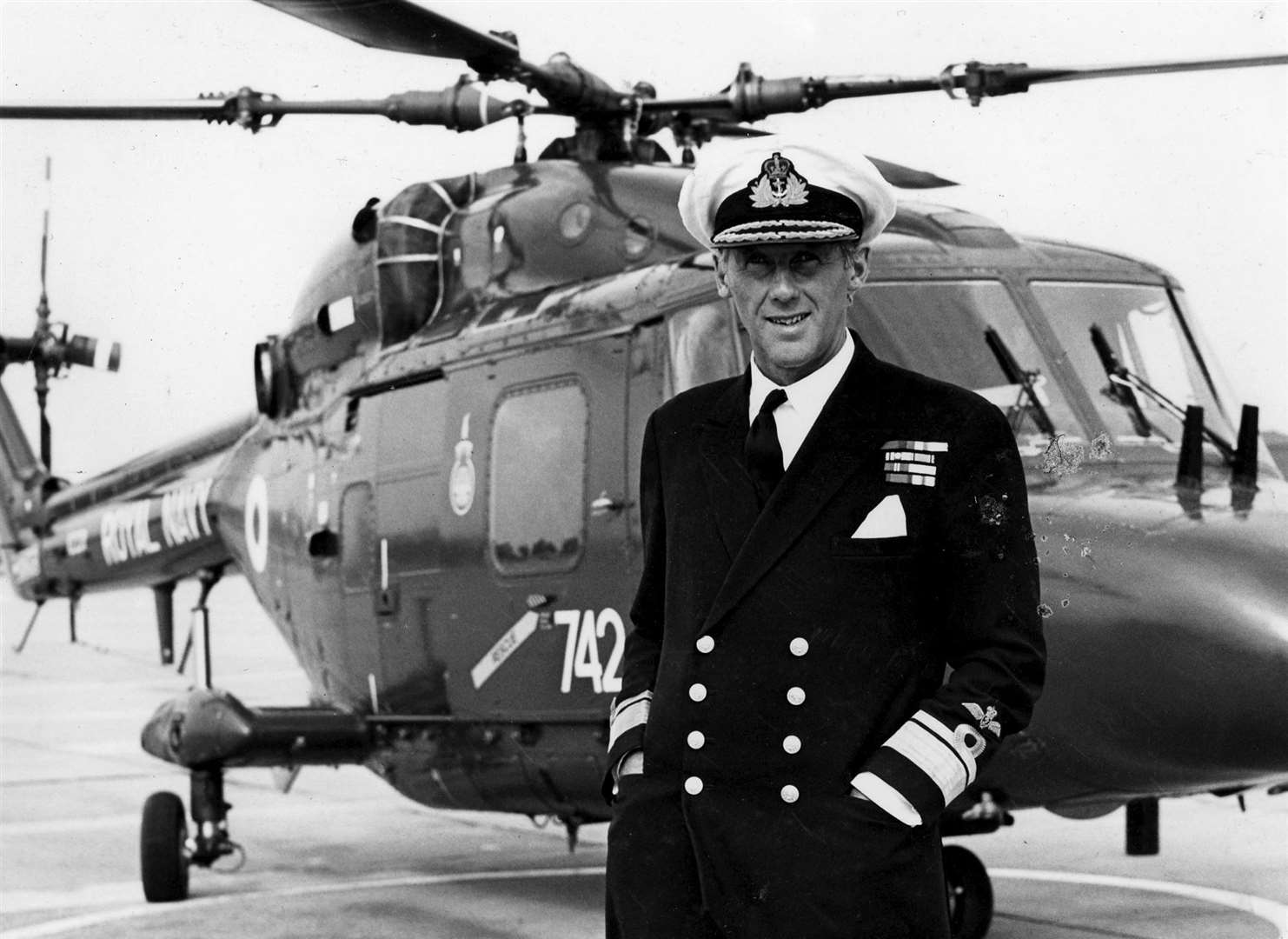 John Roberts went on to become a Rear Admiral in the Royal Navy and commanded the carrier HMS Ark Royal