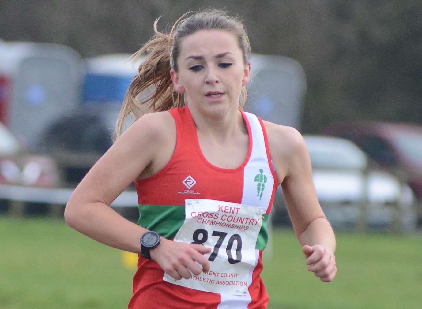 Emily Hosker-Thornhill of Aldershot, Farham & District was this year's senior women's winner Picture: Gary Browne