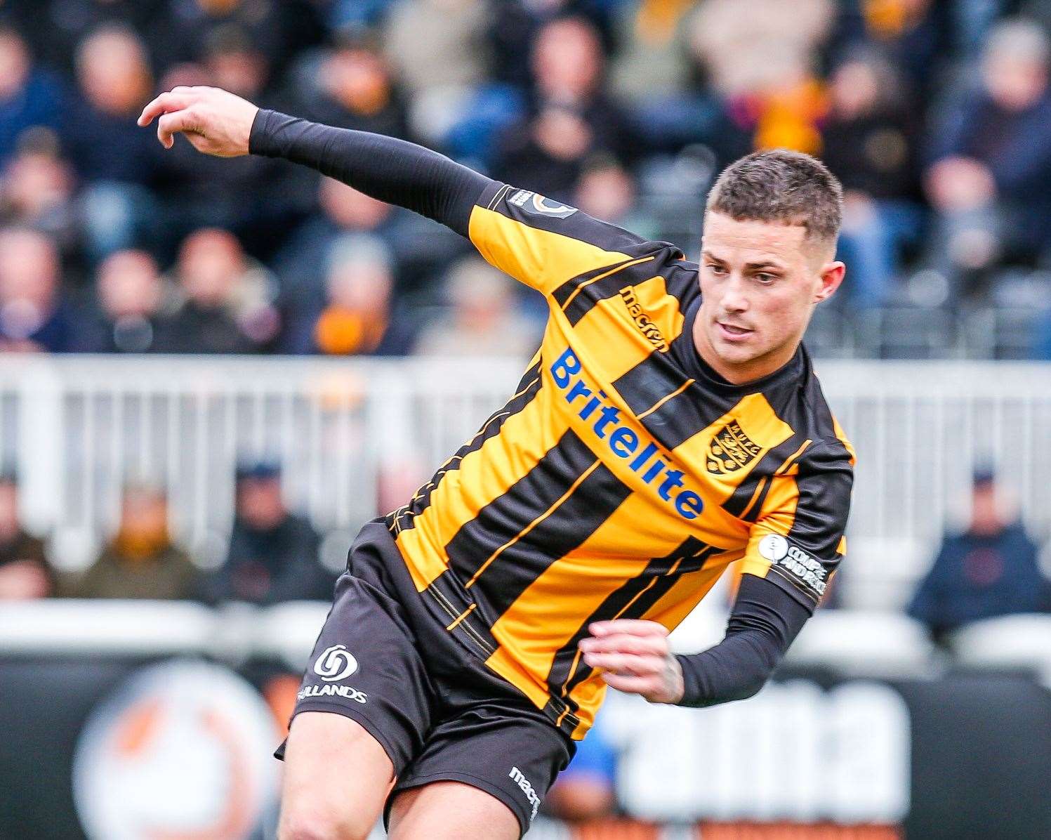 Ex-Maidstone midfielder Jack Paxman wants to make a point to John Still and Hakan Hayrettin Picture: Matthew Walker.