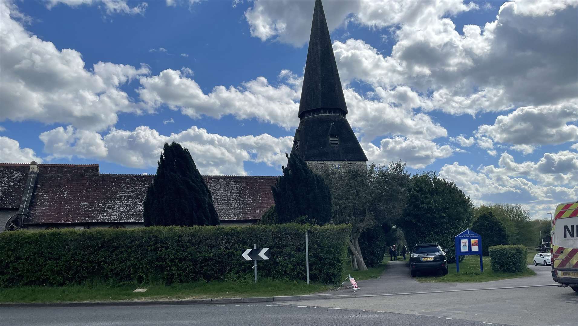 St Mary the Virgin Church has been converted into a sanctuary for those affected