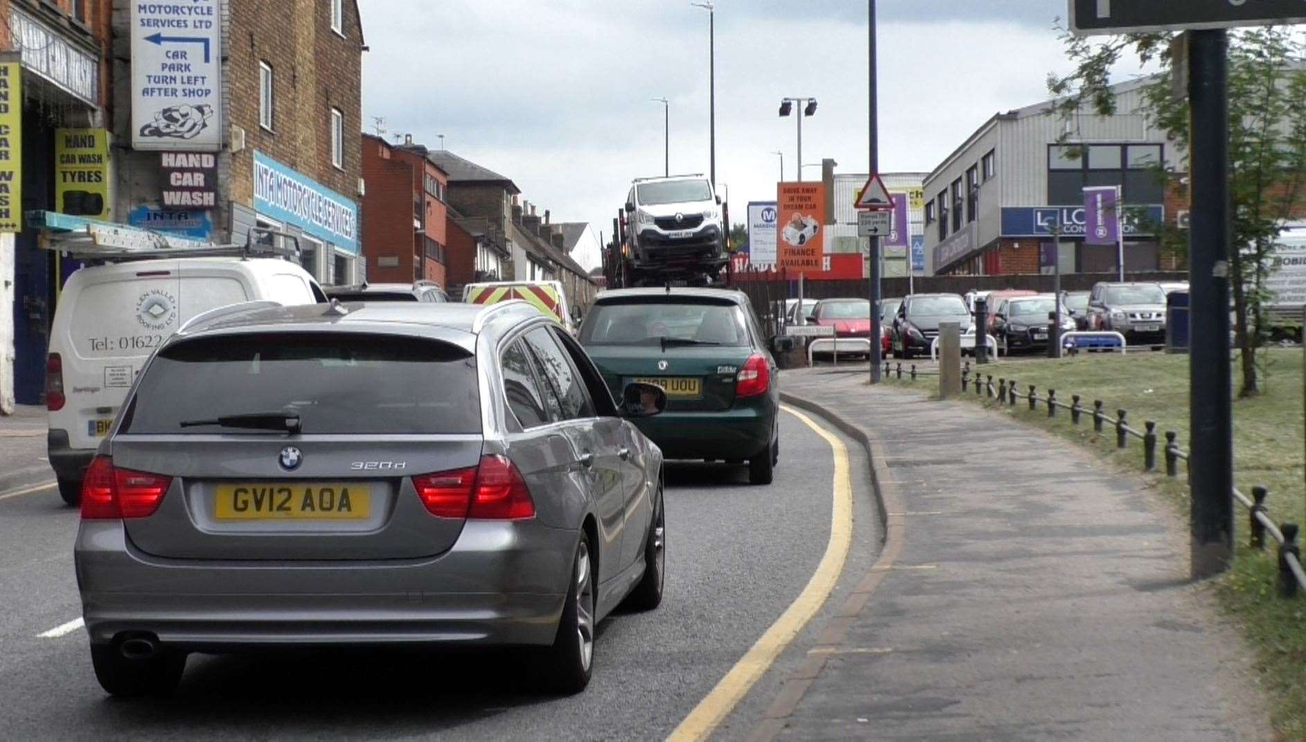 Congestion on Maidstone's Upper Stone Street