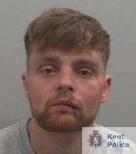 Jailed: Halfway burglar Jacob Winnett from Gillingham. Picture: Kent Police