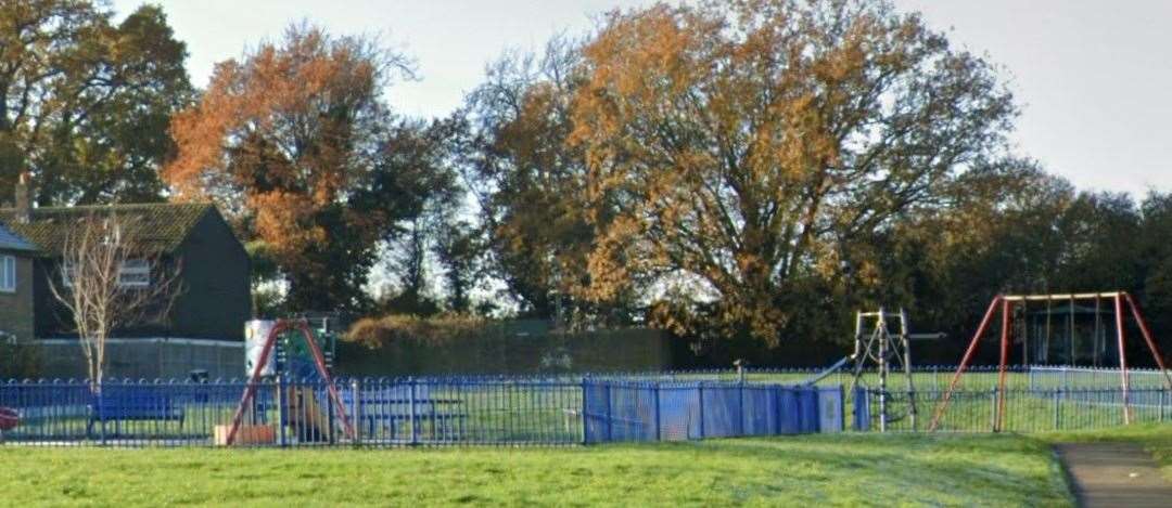 Rectory Way play area in Kennington, Ashford. Picture: Google