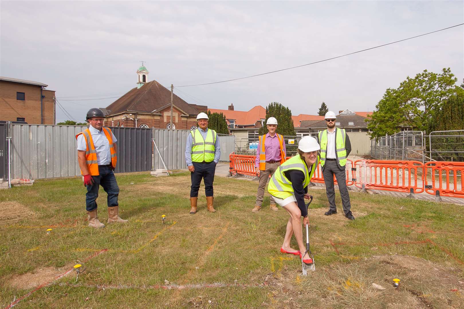 Chatham Grammar School expansion ground breaking ceremony