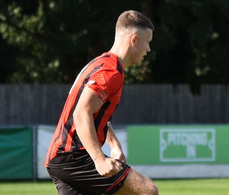 Sittingbourne defender Harrison Pont Picture: Ken Medwyn