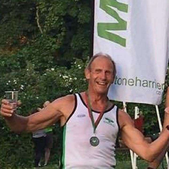 Grant Woodman, president of the Maidstone Harriers running club