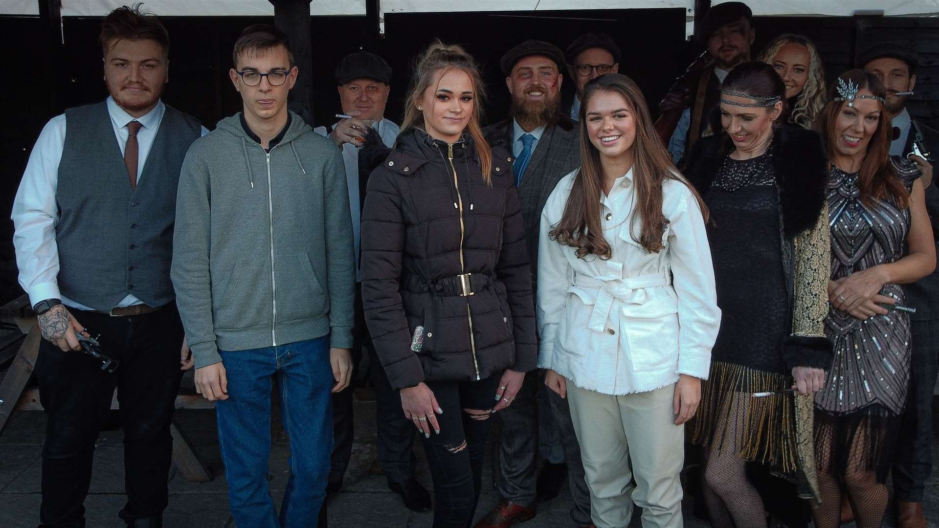 Hair and Make-up students from Midkent College attended as a work experience opportunity. Picture: Taylor Williams/WilliamsTPhotography