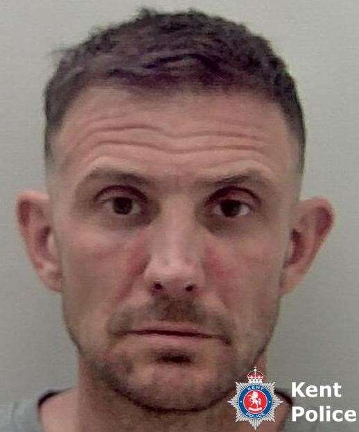 Wayne Blackburn, 43, of Milton Street, Swanscombe, was jailed again for his assaults. Picture: Kent Police