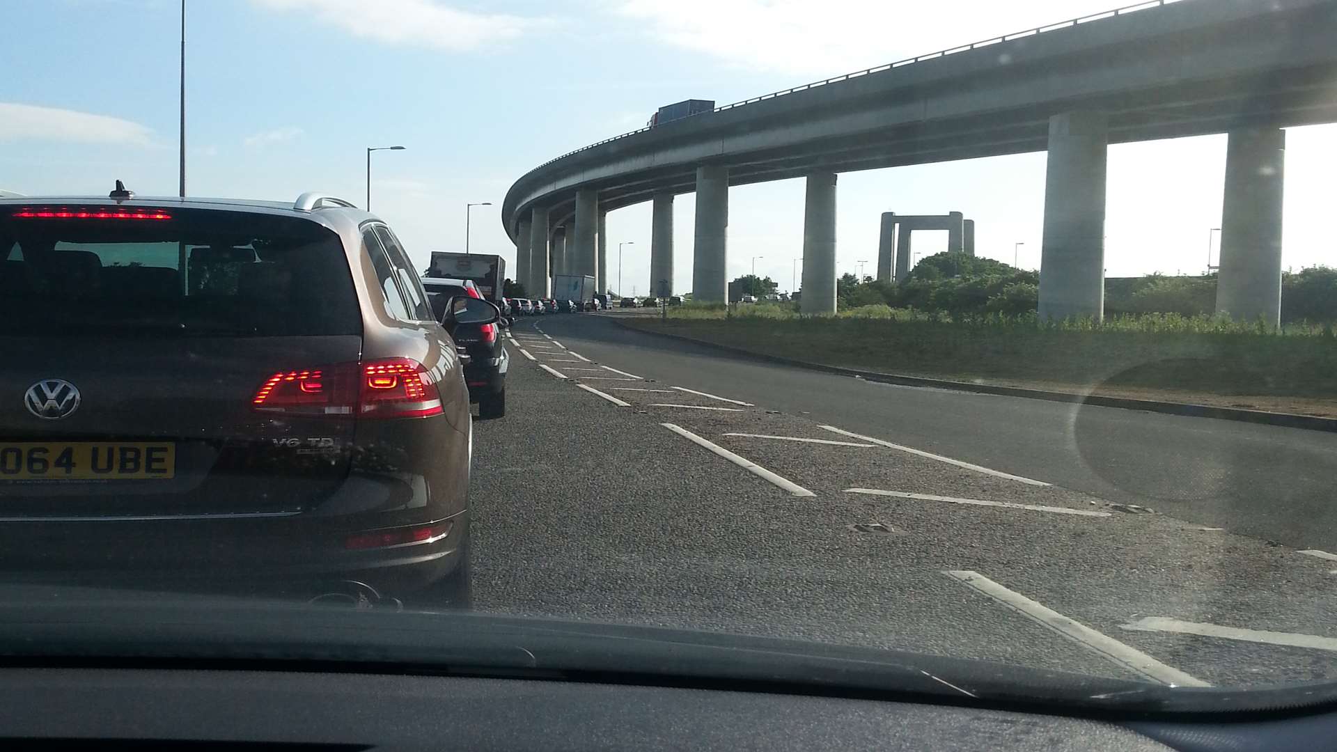 Traffic is being diverted to use the Kingsferry Bridge onto the Island. Stock pic