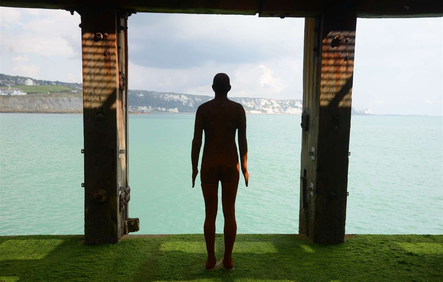 Anthony Gormley's statue at the Harbour Arm was a feature of the last Folkestone Triennial Picture: Gary Browne