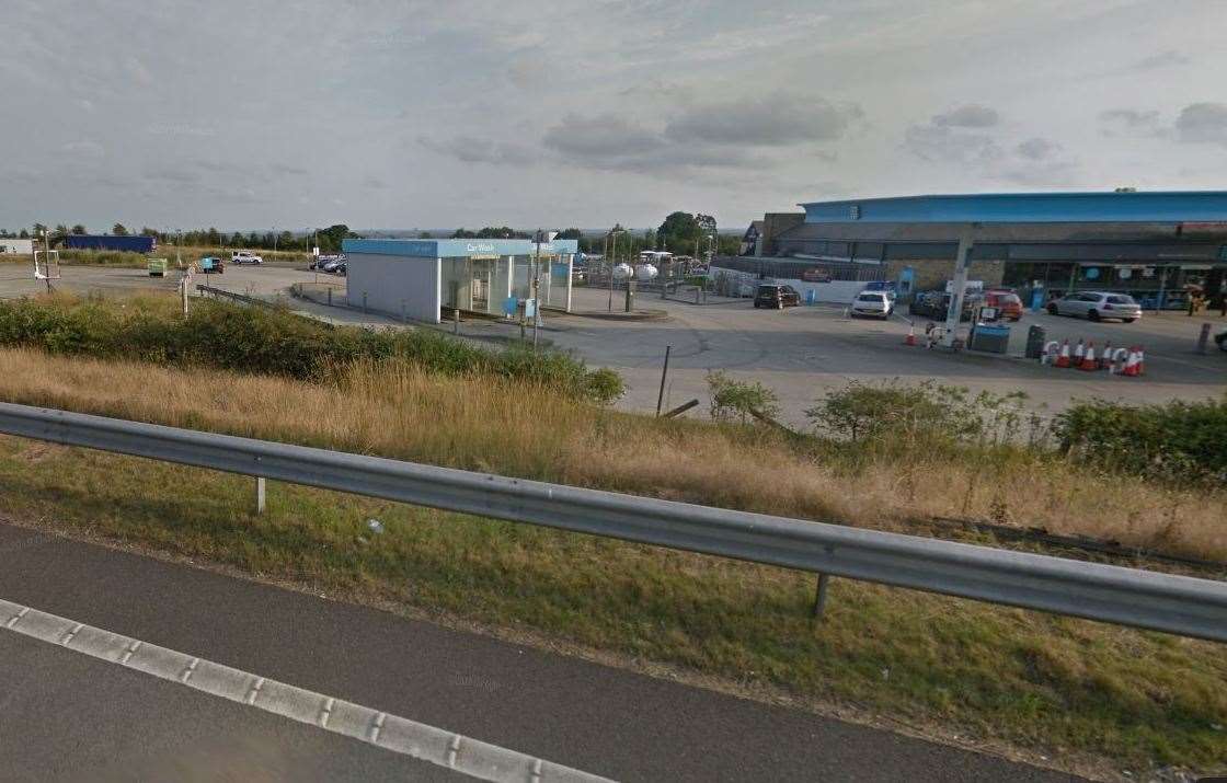 The site is located behind the petrol station in Minster. Picture: Google Street View