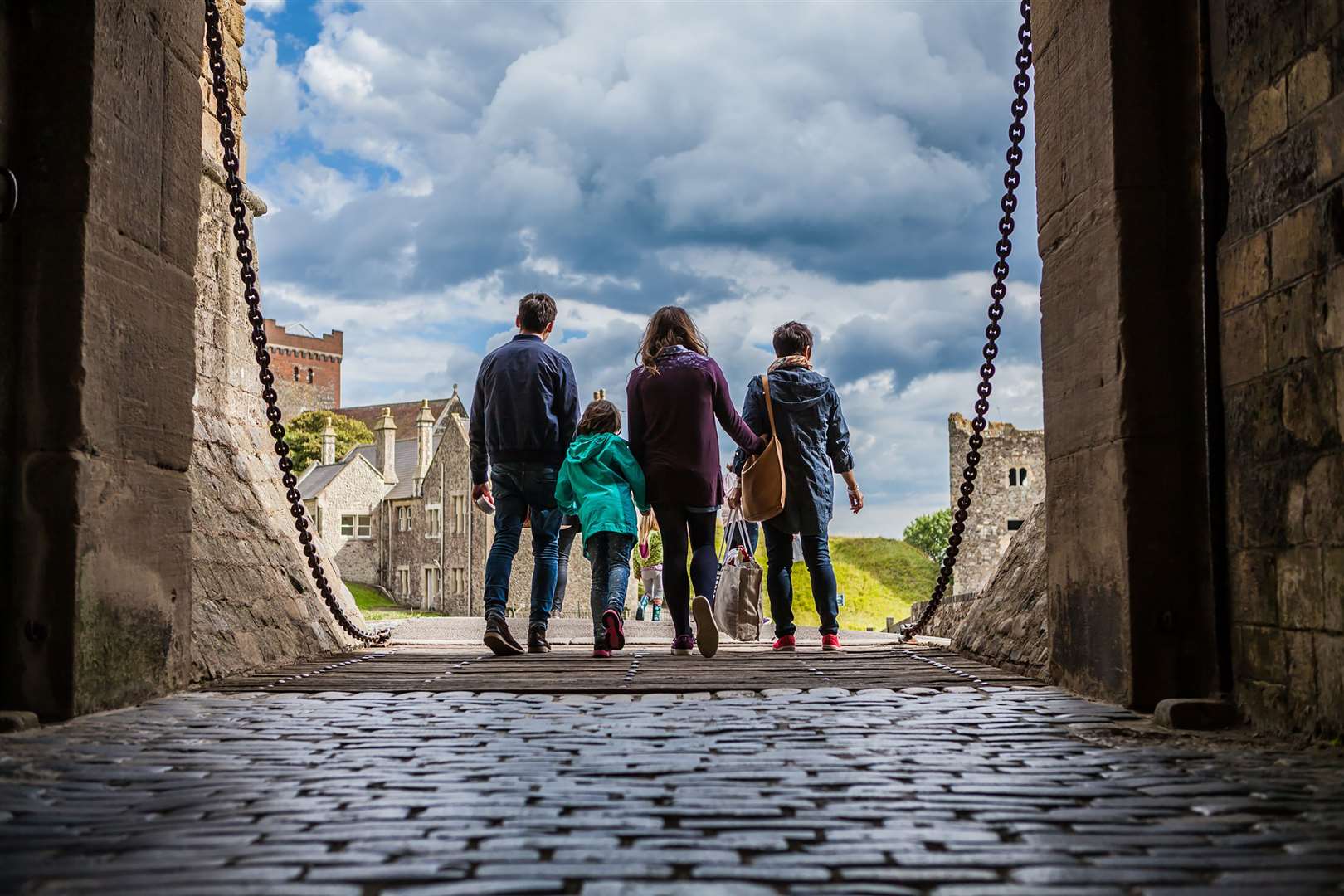 Dover Castle can be found on the famous White Cliffs of Dover. Picture: Nigel Wallace-Iles / English Heritage Trust