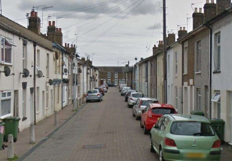 A man was reportedly stabbed during an assault at a home in Clyde Street, Sheerness. Picture: Google