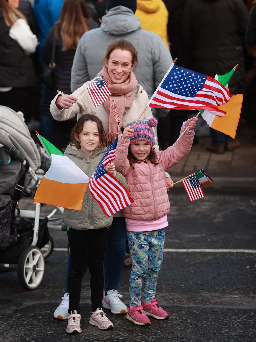 People at a concert before the speech (Liam McBurney/PA)