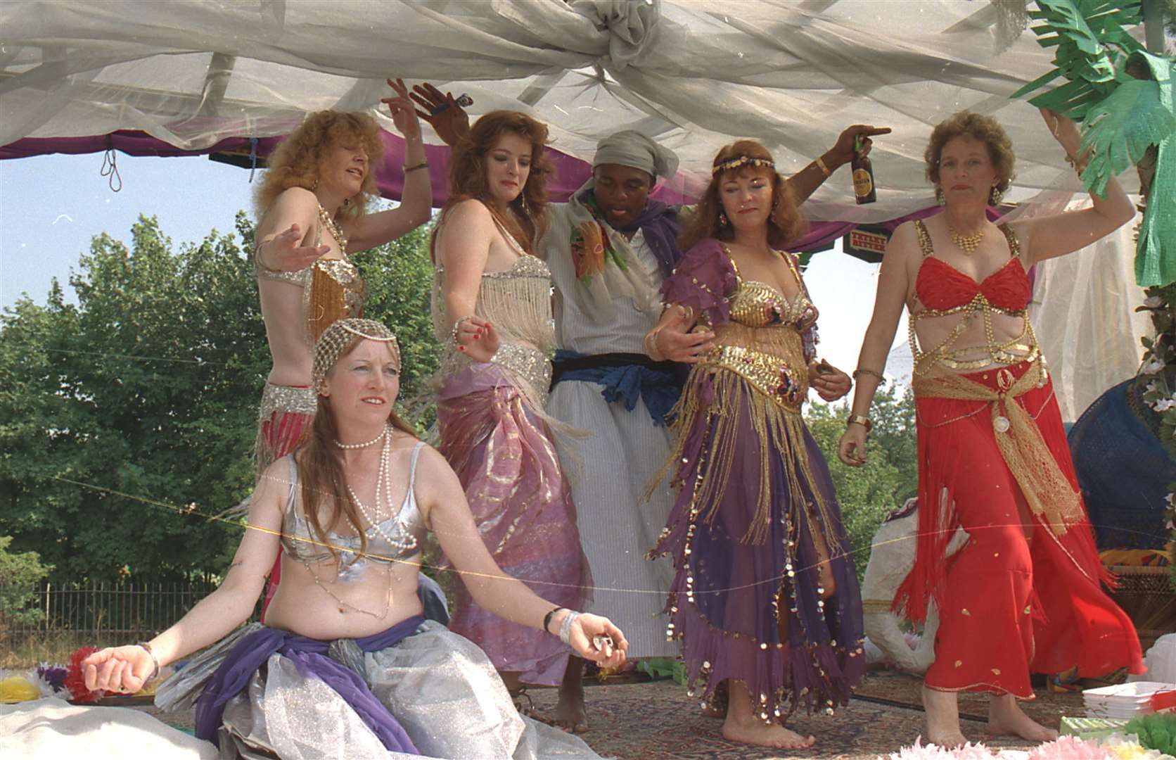 Belly dancers at Maidstone carnival in 1994