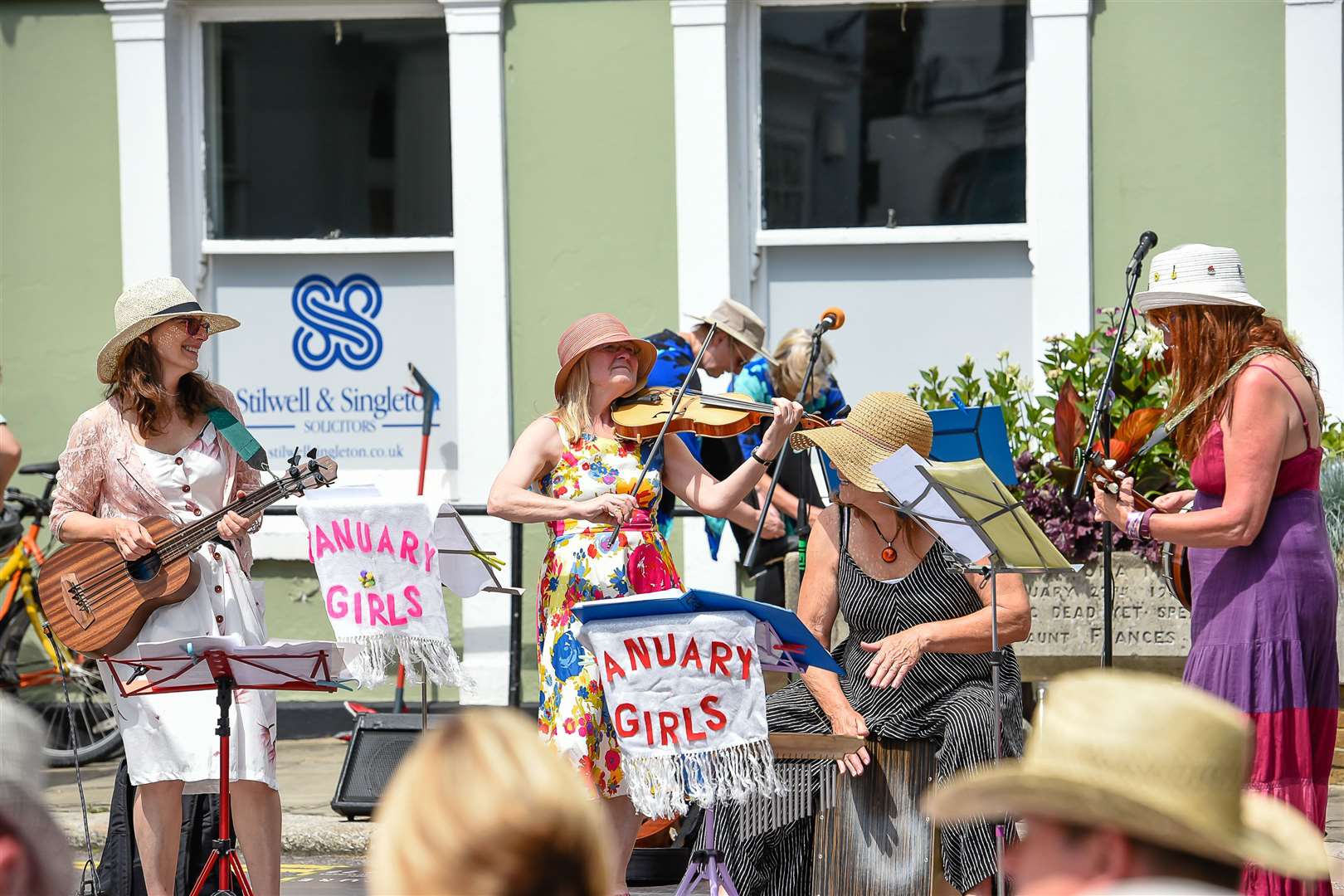 The January Girls at Sandwich Folk and Ale Festival last year