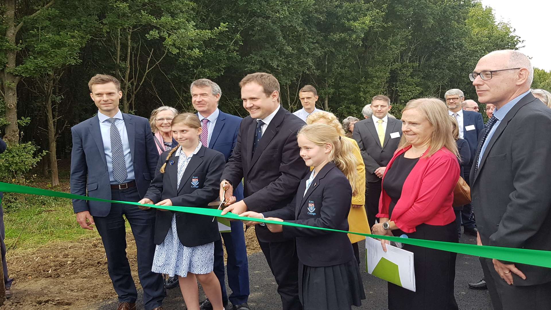 Tom Tugendhat, MP for Tonbridge and Malling, officially opened the new dual carriageway