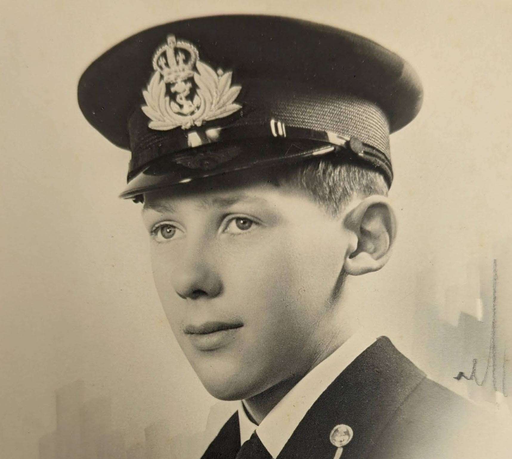John Roberts joined the Royal Navy as a cadet aged just 13. Picture: John Roberts
