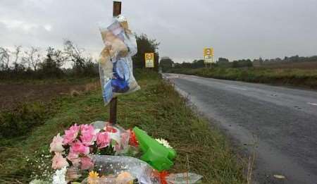 The stretch of road where the accident occurred. Picture: BARRY GOODWIN