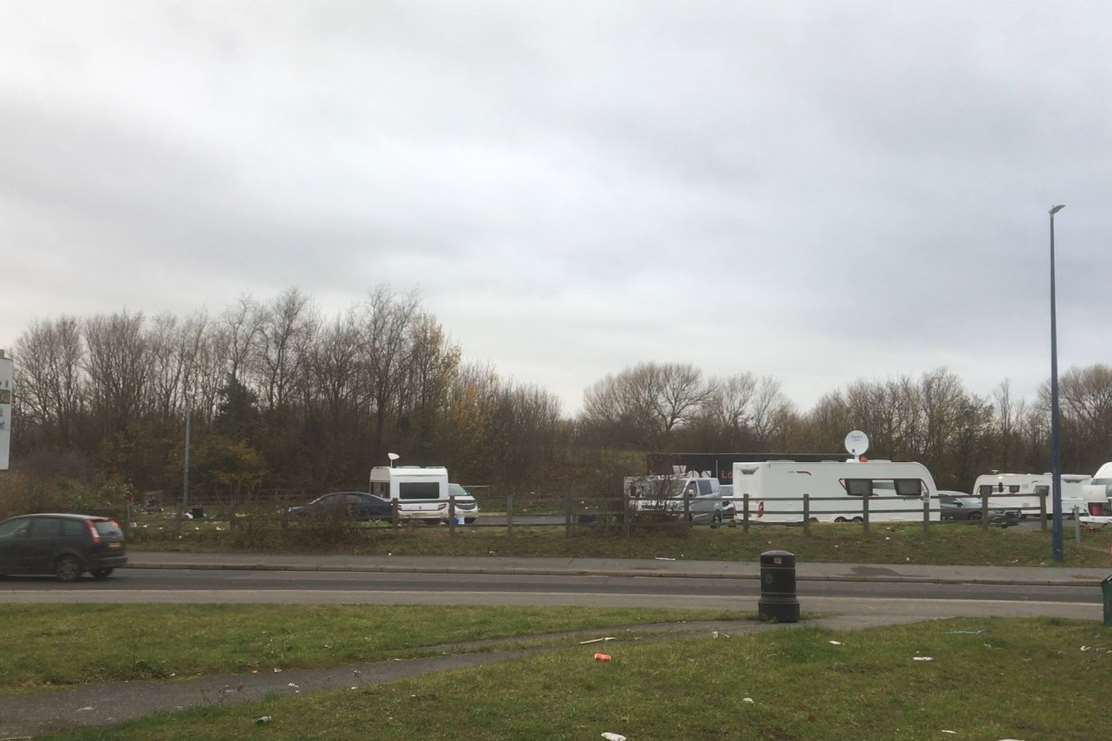 Travellers are on land just off the A2