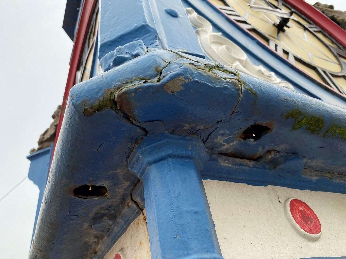 The iconic clock tower in Sheerness is being fenced off due to safety concerns about the structure. Picture: Swale council