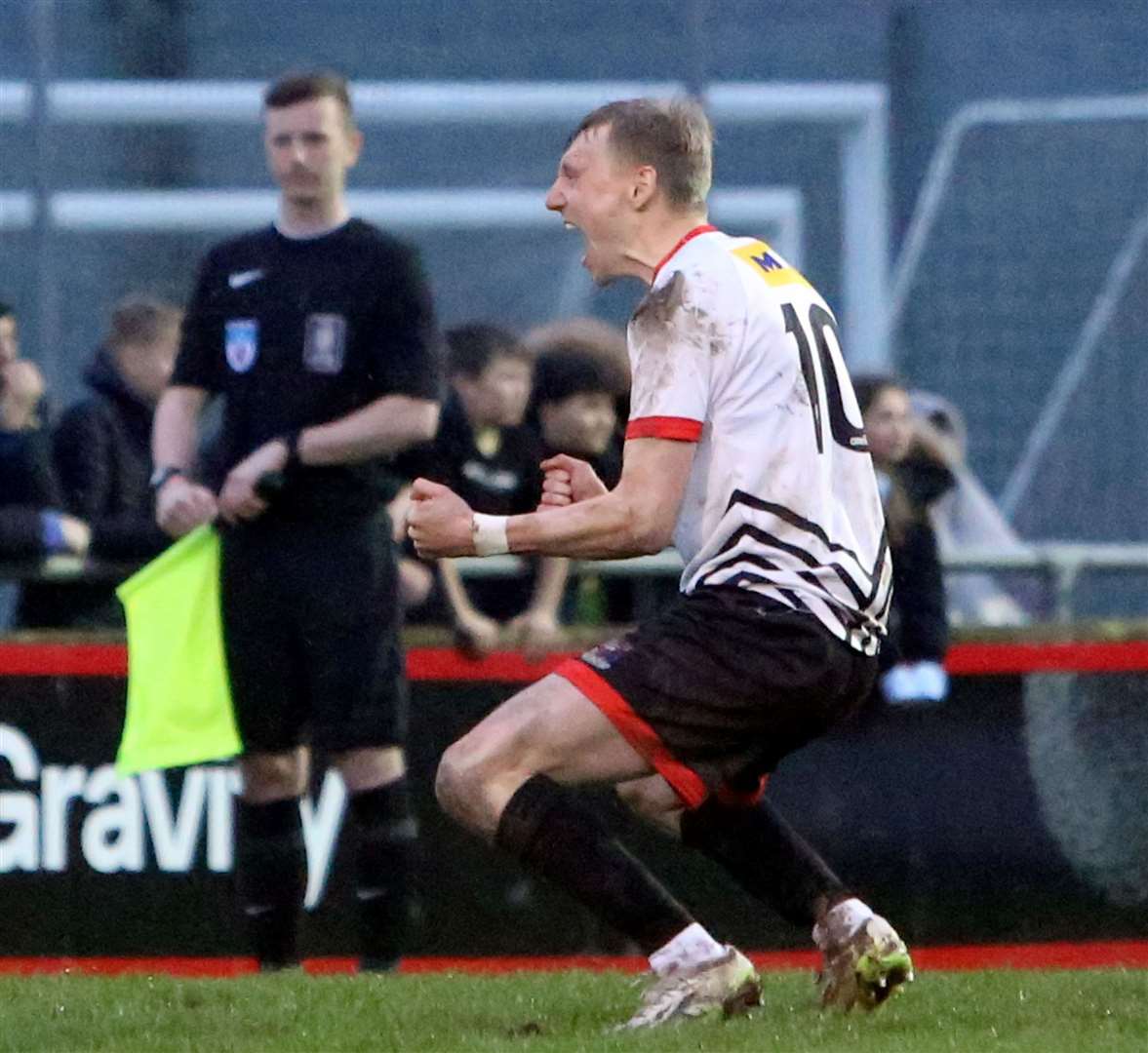 Ben Chapman - already has four goals this term, having equalised at East Grinstead last weekend before brother Tom Chapman bagged the winner in their 3-2 victory. Picture: Paul Willmott