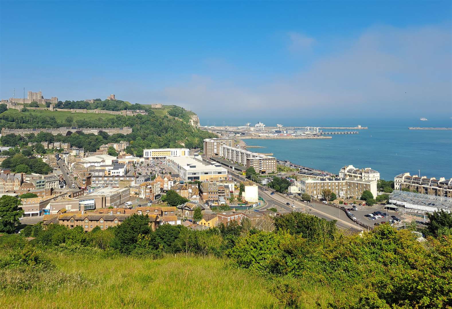 Dover town centre looks stunning from the Western Heights - but what do locals want to see happen to the town?