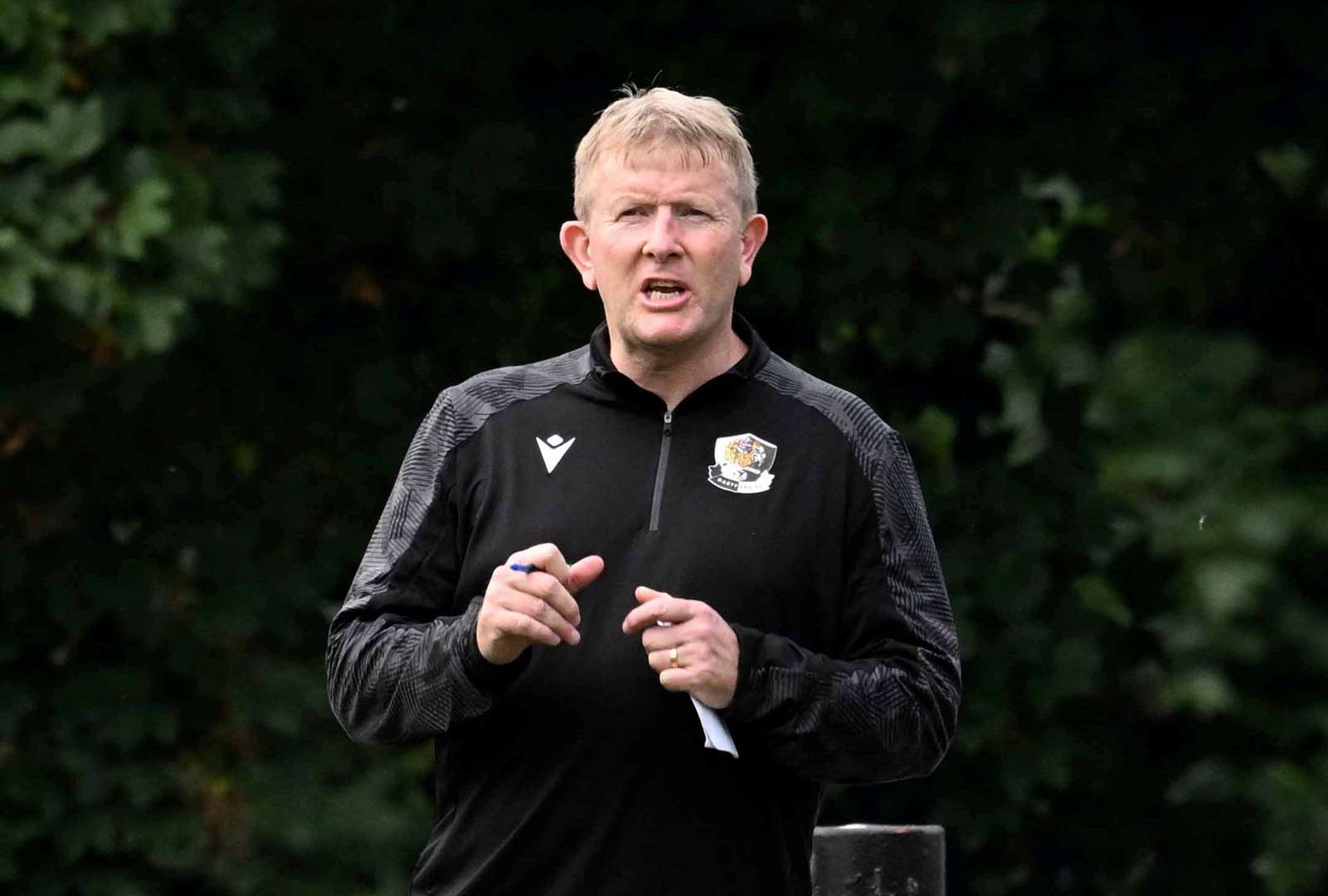 Dartford manager Ady Pennock. Picture: Barry Goodwin