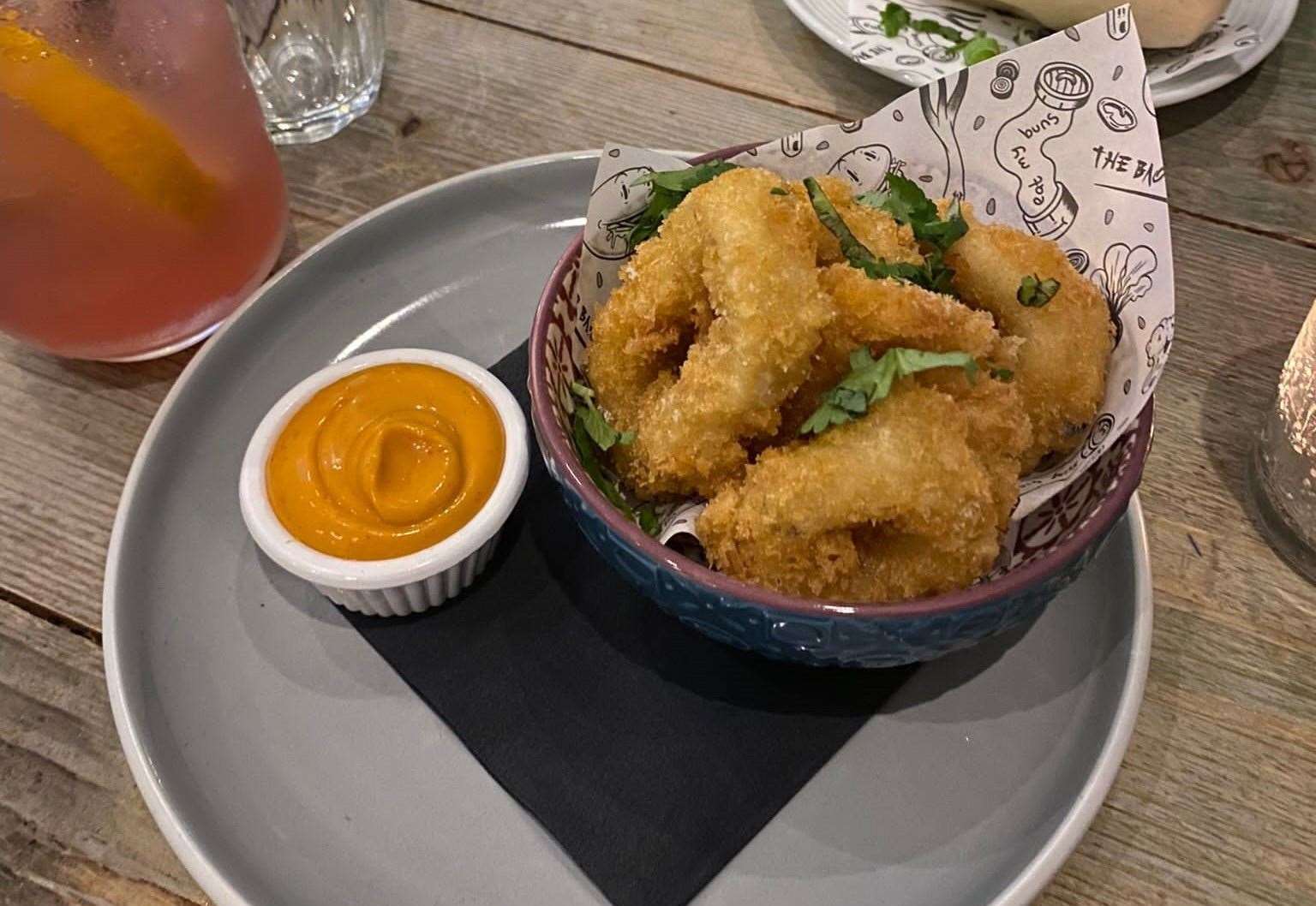 The crispy squid at The Bao Baron in Folkestone was impressively meaty