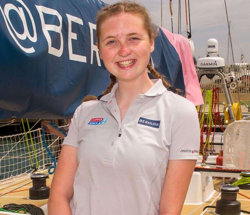 Ellen O'Brien from Tunbridge Wells will spend this Christmas at sea
