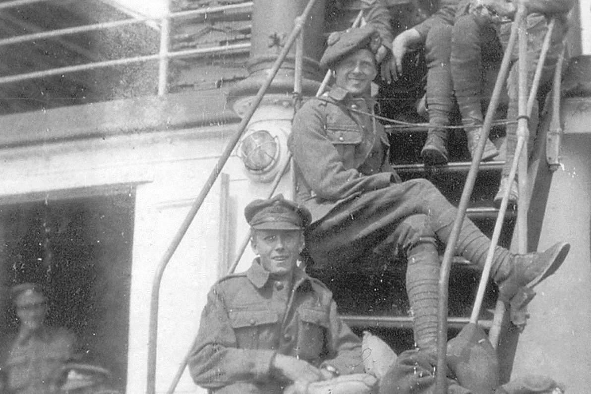 General scene of soldiers who fought in the Passchendaele campaign. Picture courtesy of Richard van Emden from his book The Road to Passchendaele