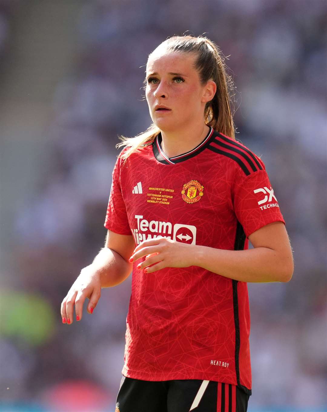 Footballer Ella Toone congratulated her school friend (Adam Davy/PA)