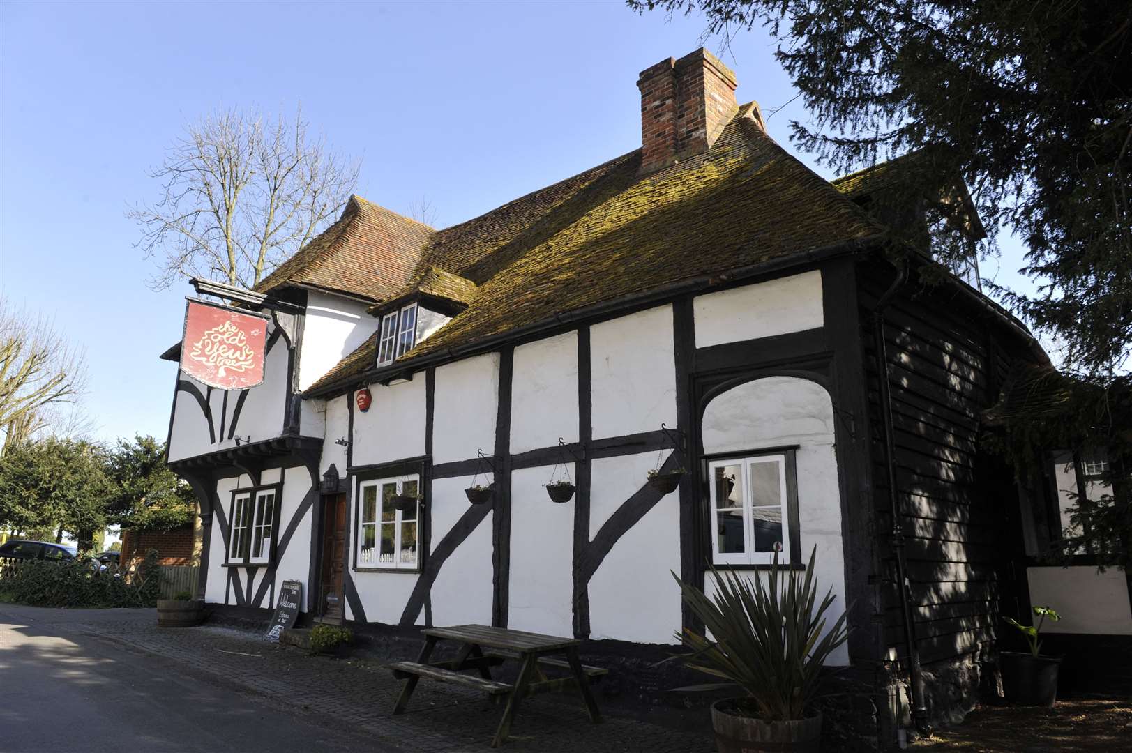 Ye Olde Yew Tree Inn, in Westbere near Canterbury, is the oldest pub in Kent - or at least the oldest building to still be home to a pub