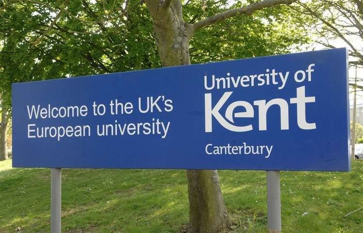 The University of Kent campus in Canterbury