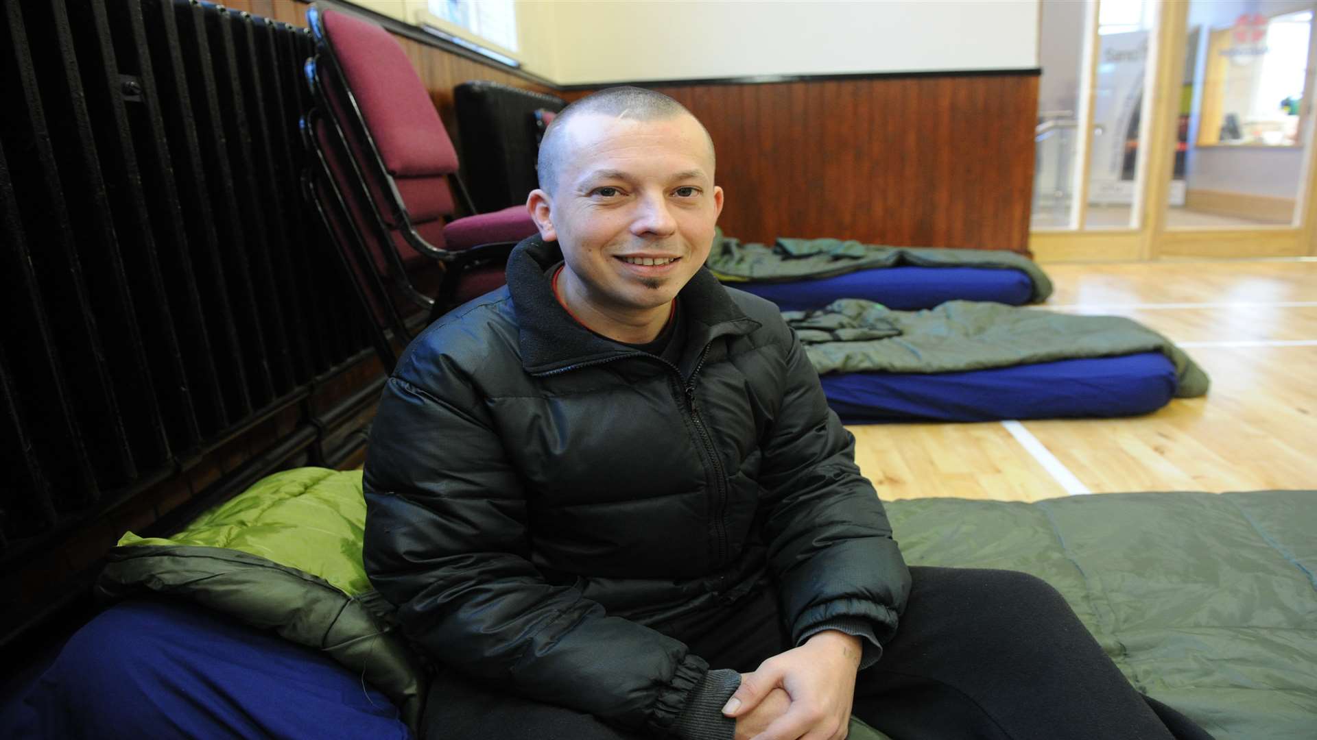Glen Selves is a beneficiary of the homeless night shelter