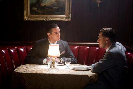 Armie Hammer as Clyde Tolson and Leonardo DiCaprio as J. Edgar Hoover. Picture: PA Photo/Warner Bros. Pictures