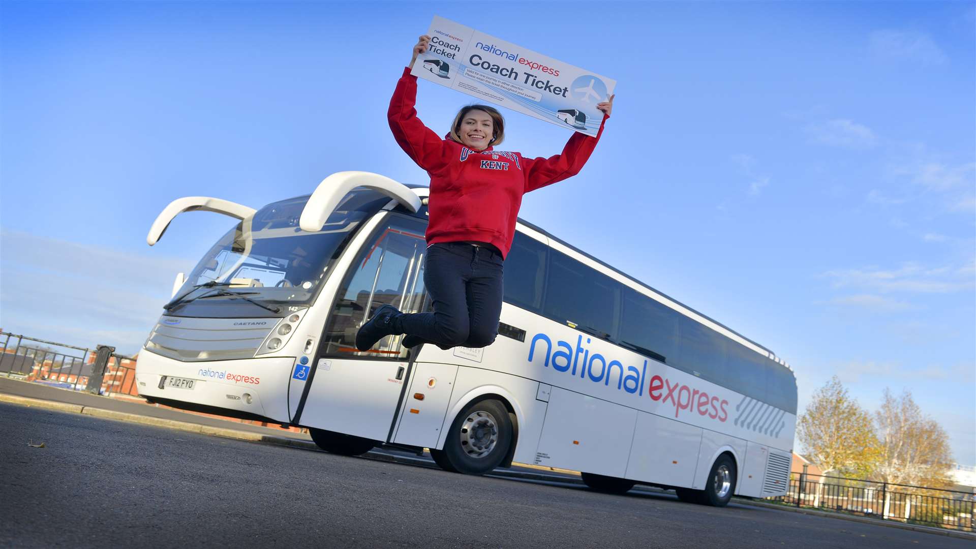 Gatwick airport: Coaches launched direct from Kent by National Express and  run by The Kings Ferry in Gillingham