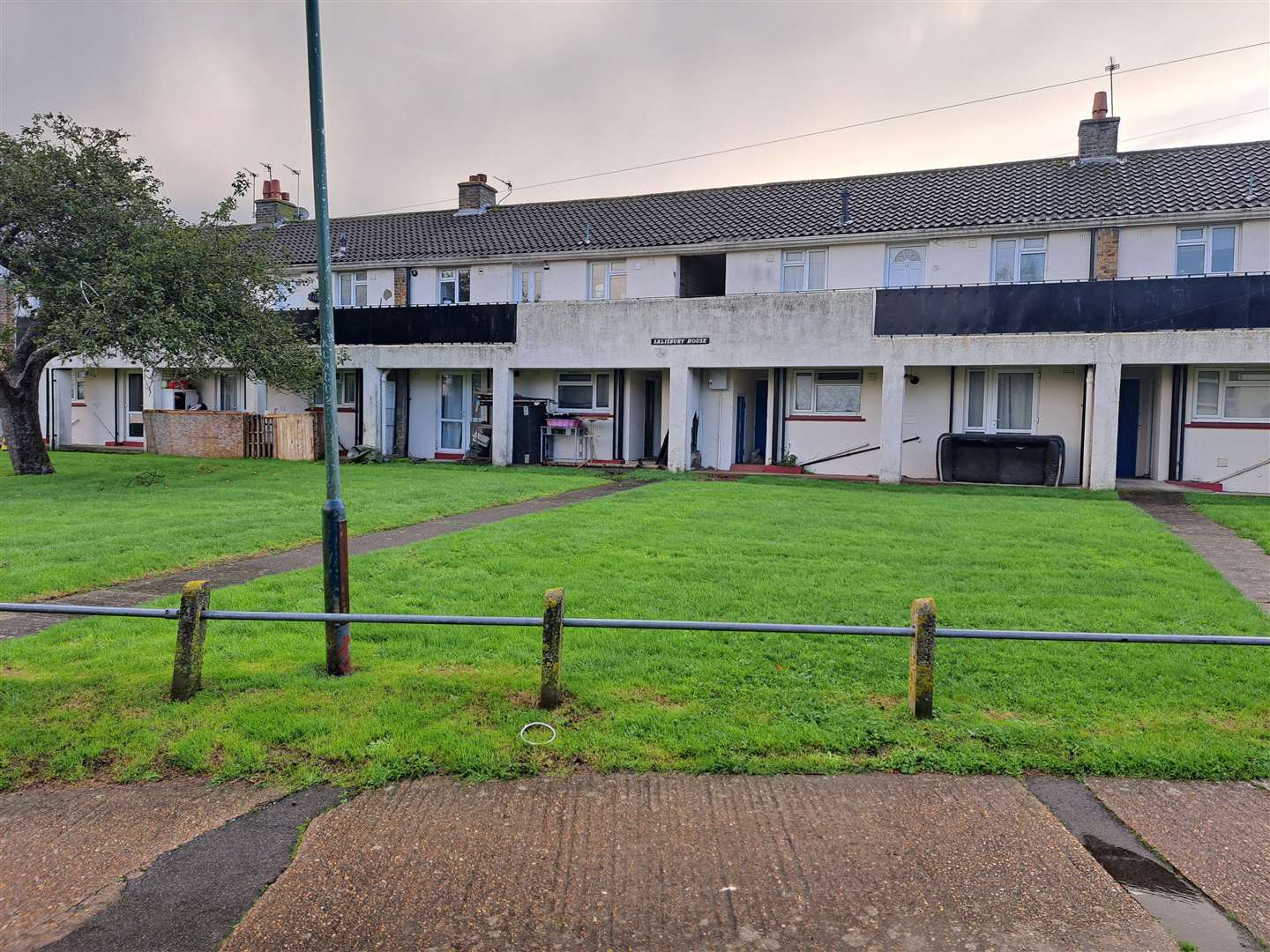 Typical properties on the estate now due for demolition