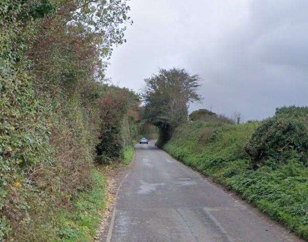 William Johnston was riding along Reculver Lane in Herne Bay with his friend. Picture: Google