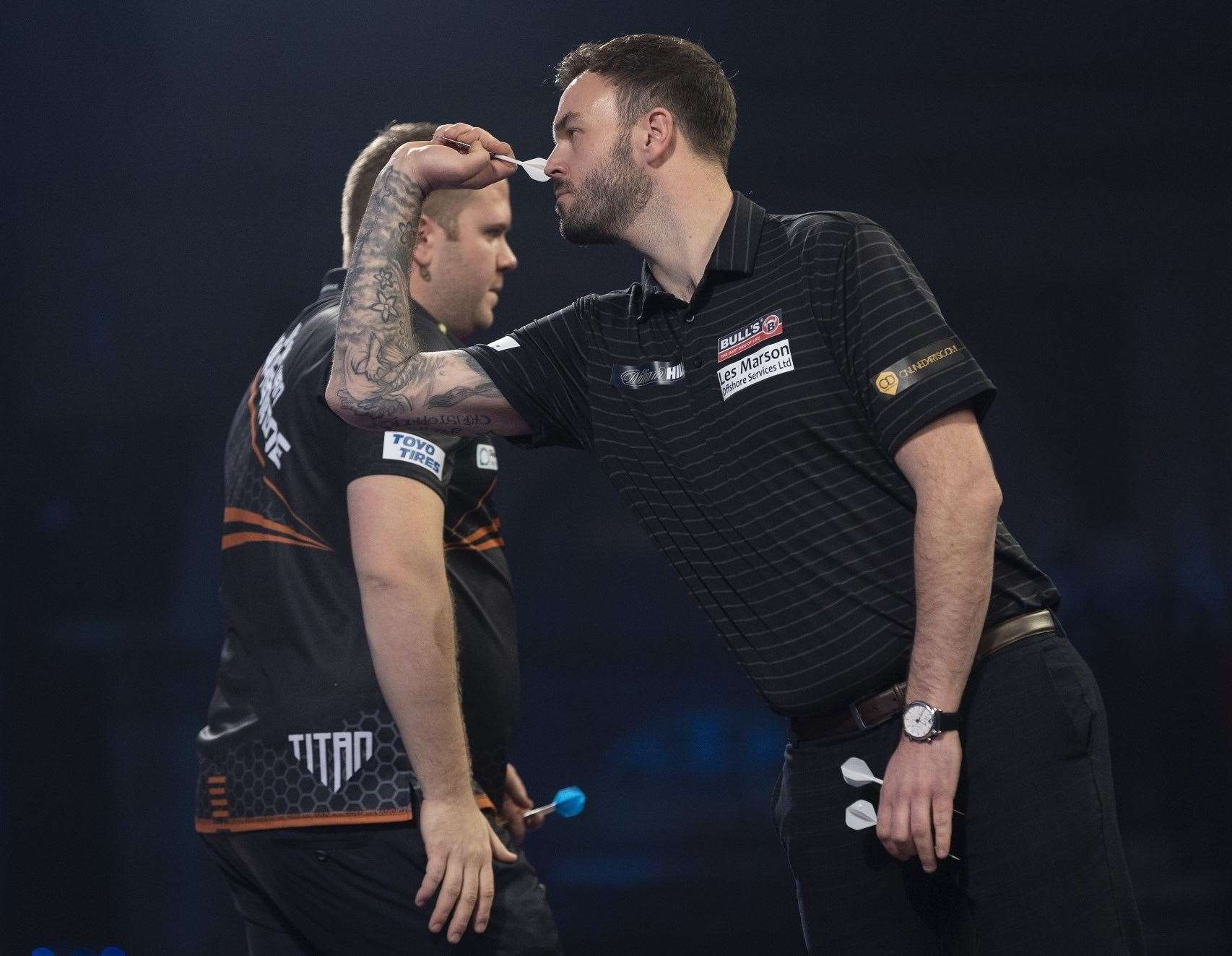 Deal's Ross Smith has moved into the top 16 in the world. Picture: Lawrence Lustig/PDC
