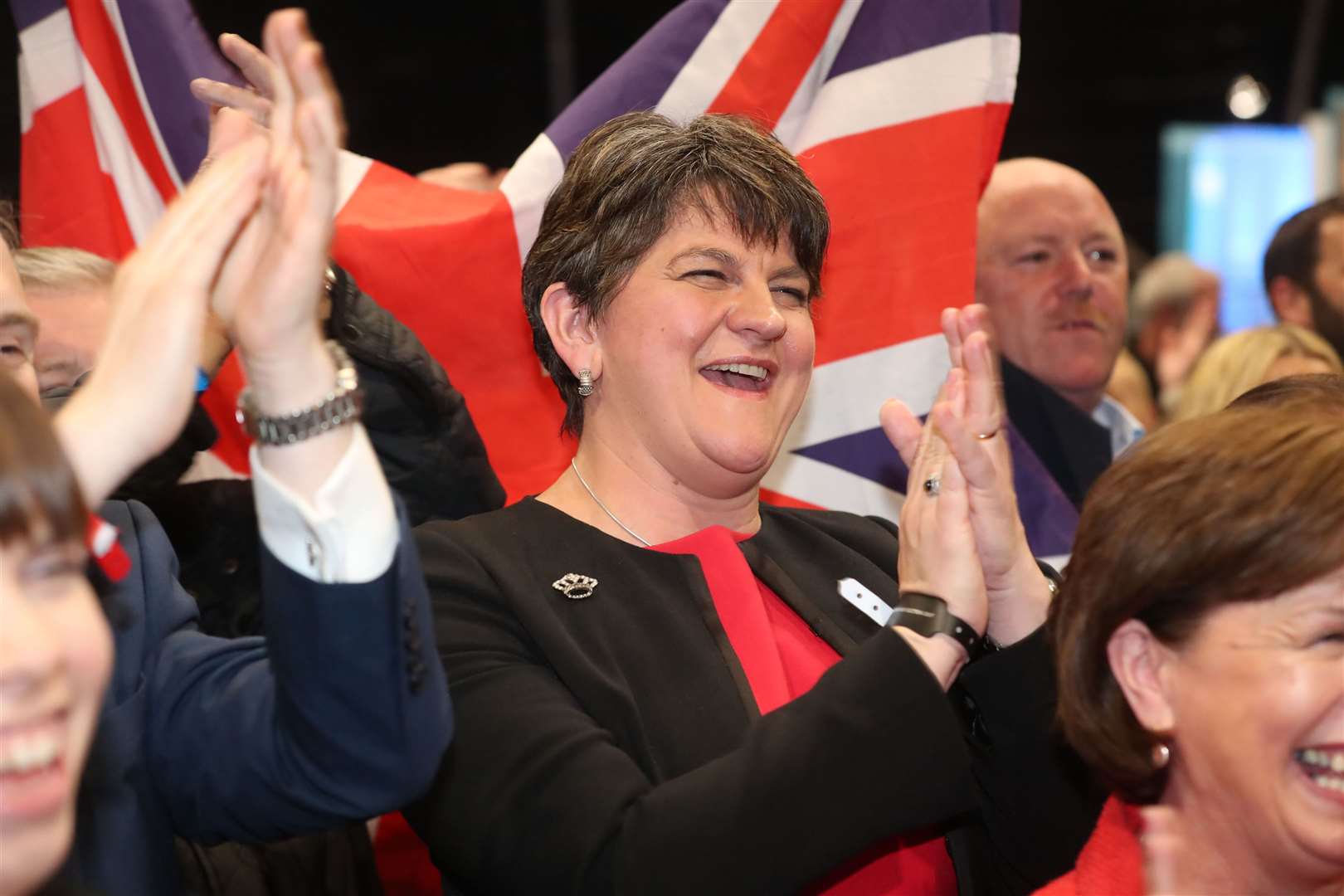 Arlene Foster said the party’s Westminster result in 2017 was among the high points (Niall Carson/PA)