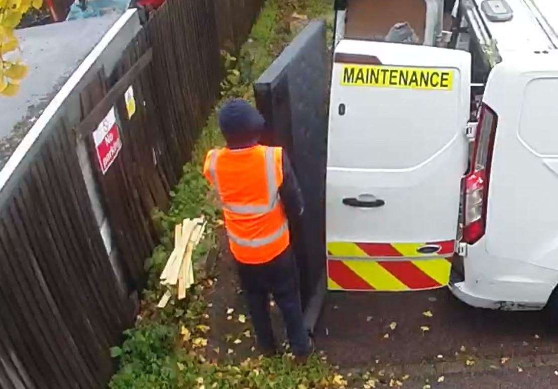 Steve Bassett, from Kent, was caught on CCTV fly-tipping in Croydon