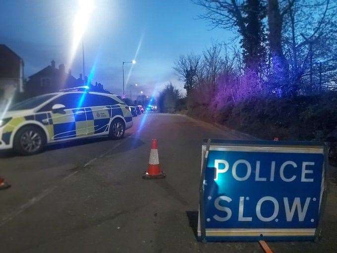 The scene of the gas leak in Canterbury