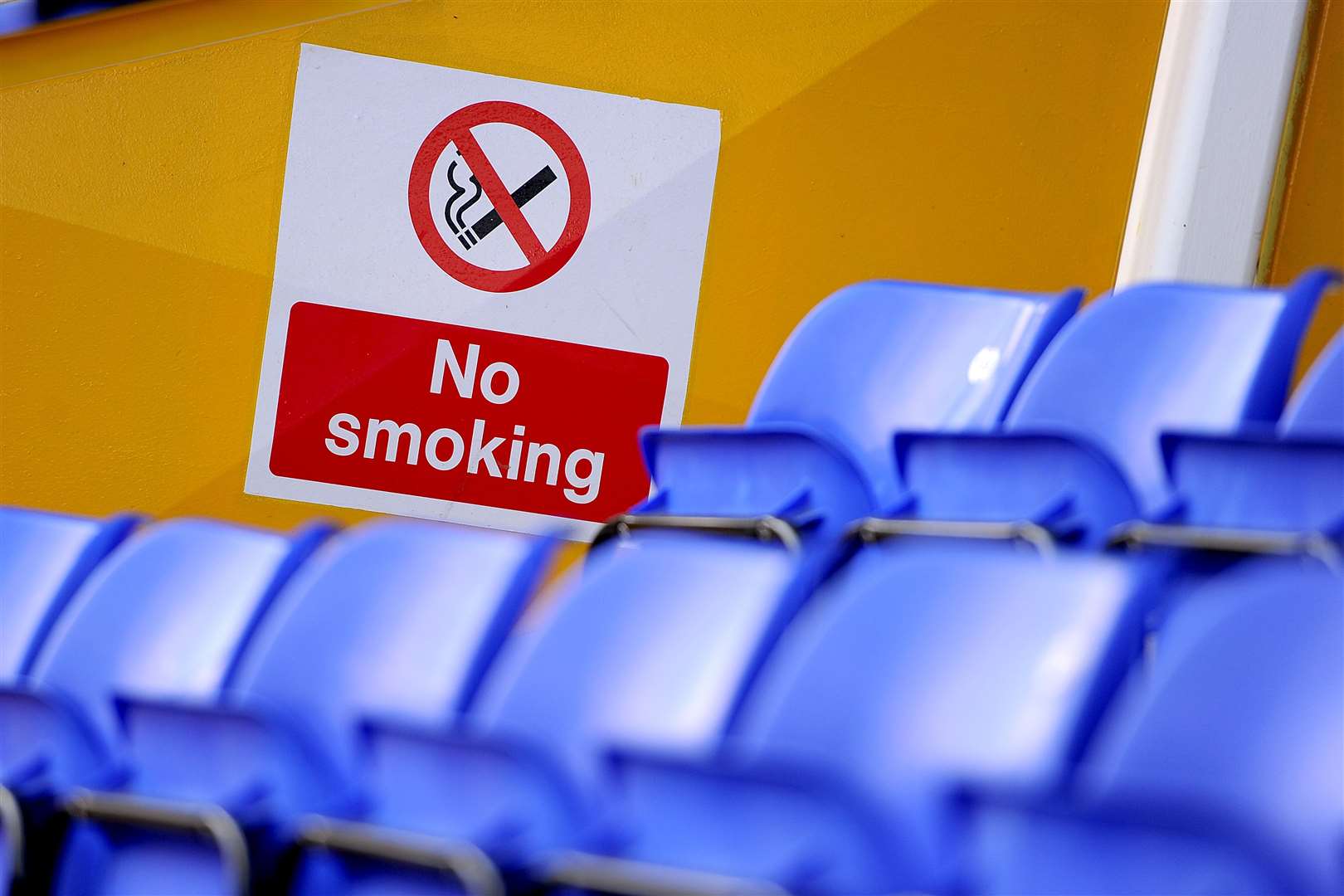 Spaces outside football stadiums could be included in the outdoor ban (Dave Howarth/PA)