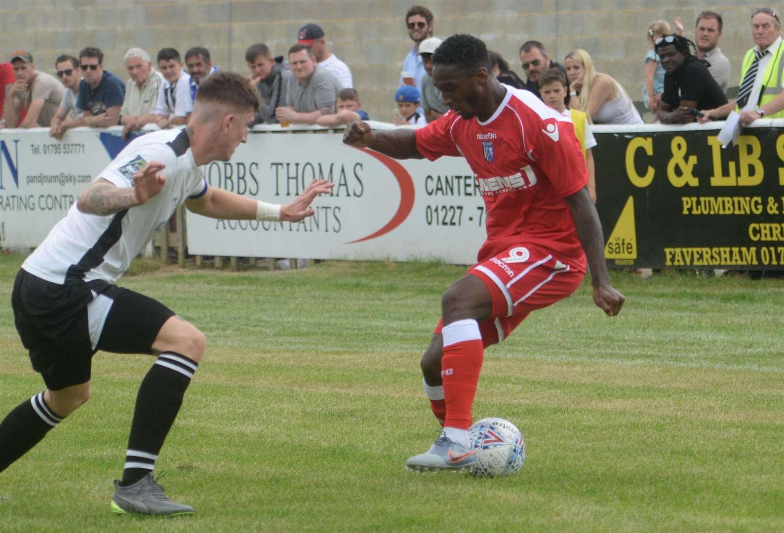 Brandon Hanlan on the ball for the Gills Picture: Chris Davey