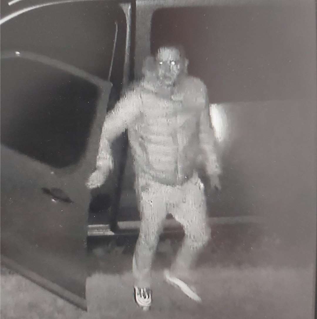 A CCTV image of a man police are hoping to trace. Picture: Kent Police