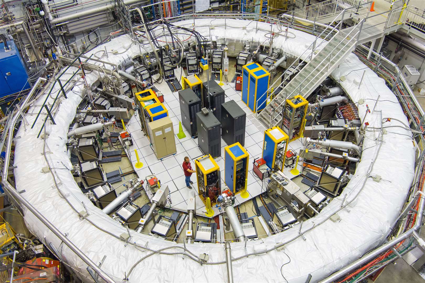 The Muon g-2 magnetic ring at Fermilab in Chicago (Ryan Postel/Fermilab)