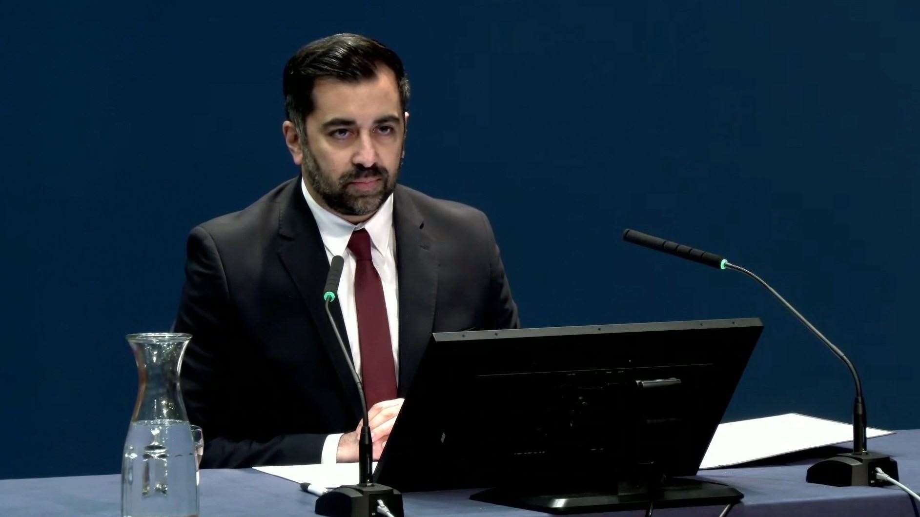 Humza Yousaf is giving evidence to the inquiry (UK Covid-19 Inquiry/PA)