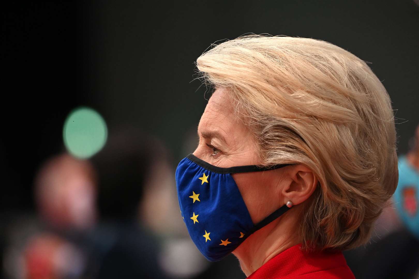 President of the European Commission Ursula von der Leyen during the opening ceremony (Jeff J Mitchell/PA)