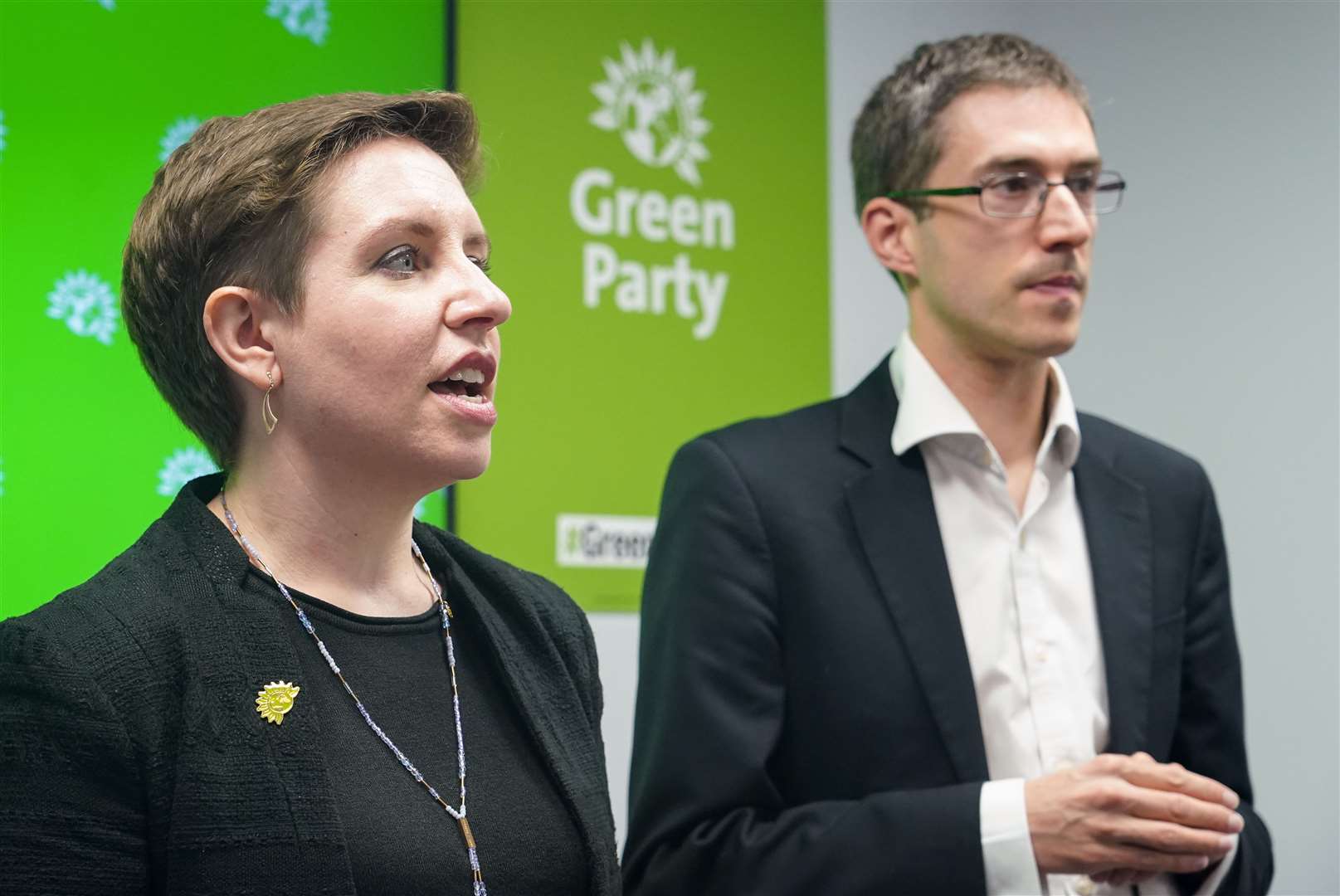 Carla Denyer and Adrian Ramsay became co-leaders in 2021 (Ian West/PA)